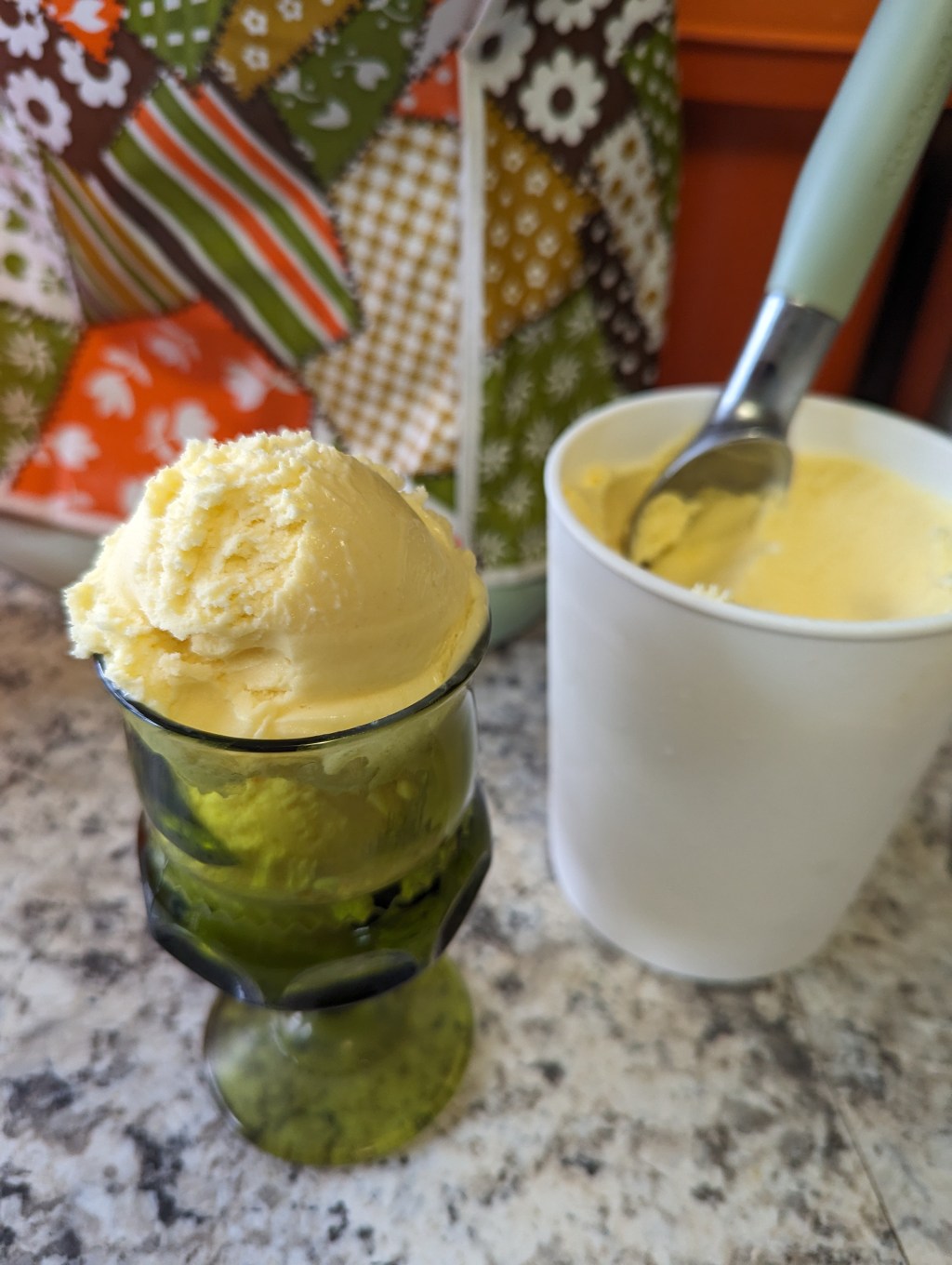 Marzipan Custard Ice Cream